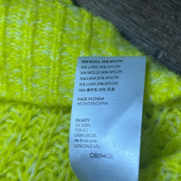 By Anthropologie Honore Ribbed Sweater in Yellow Size XL - Picture 6 of 7